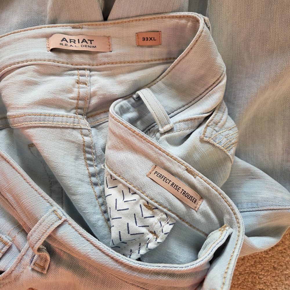 Ariat Women's Sky Blue High Rise Jeans